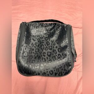 Chic Black Leopard Cosmetic Bag